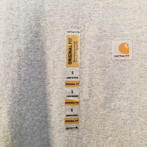 NEW Carhartt Long Sleeve Original Fit Size Small - Picture 2 of 5